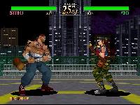 une photo d'Ã©cran de Last Bronx sur Sega Saturn